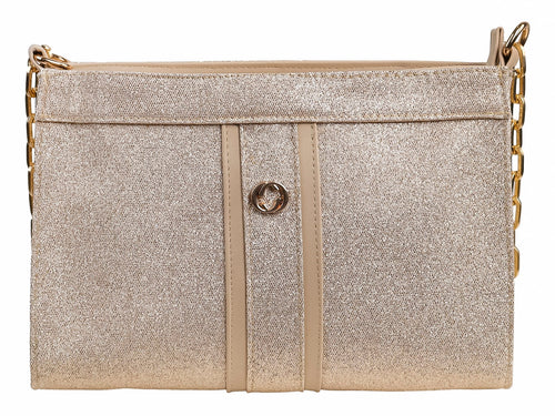 Bolso de Hombro Ferretina Oro para Mujer