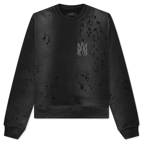 Core Logo Shotgun Crewneck Faded Black