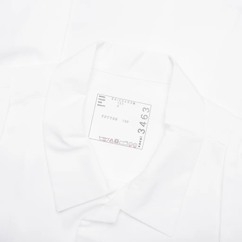 Cotton Poplin Shirt Off White