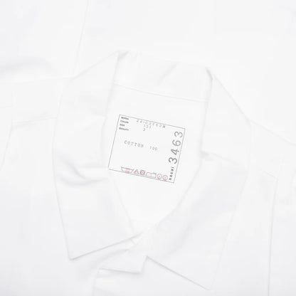 Cotton Poplin Shirt Off White
