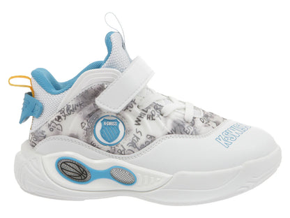 Tenis K Swiss Cosmo para Niño Color Blanco y Turquesa
