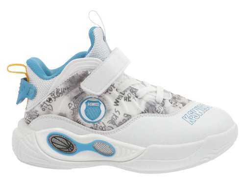Tenis K Swiss Cosmo para Niño Color Blanco y Turquesa