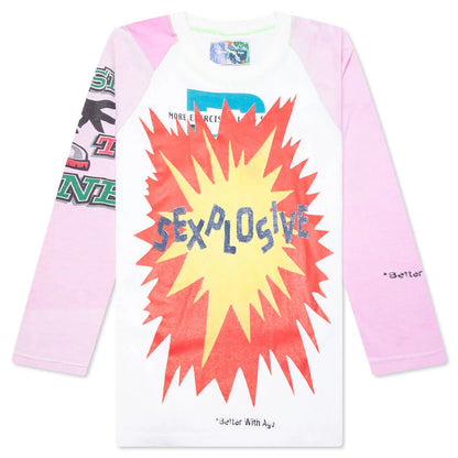 Sexplosive Raglan Tee White