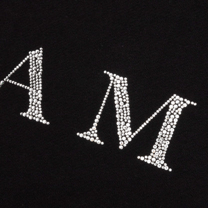 Crystal Embellished MA Hoodie Black