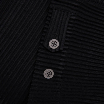 Wool Like Light Trucker Jacket Black