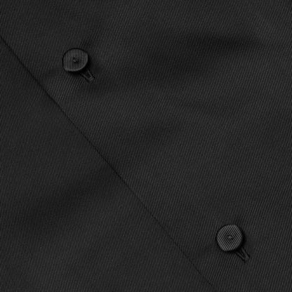 Viscose and Silk Twill Shirt Black