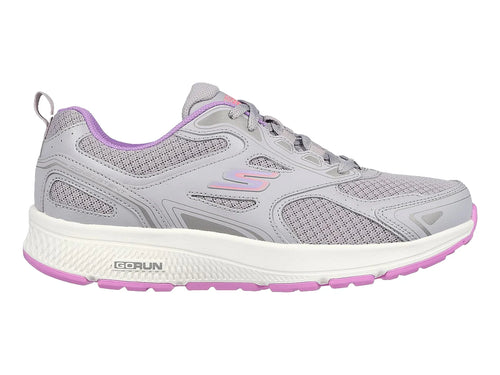 Tenis Skechers Go Run Consistent Gris y Lavanda para Mujer