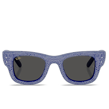 Ray Ban x AAP Rocky Wayfarer Puffer Crystal Pavé Edition Blue Strass Pave