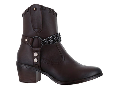 Botines Vaqueros Lady Carolina Moka para Mujer