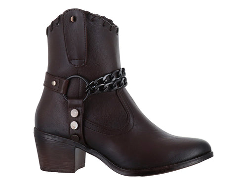 Botines Vaqueros Lady Carolina Moka para Mujer