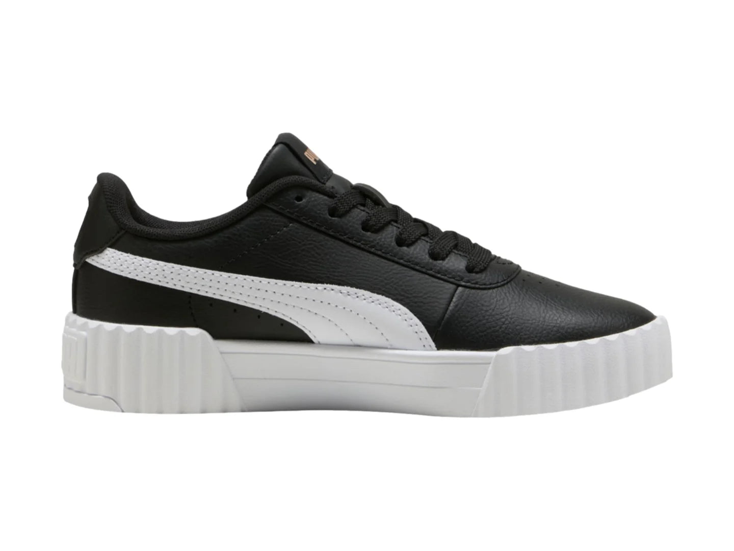 Tenis PUMA Carina 30 Negro y Dorado para Niño