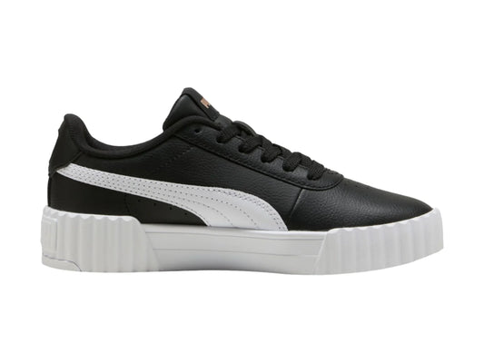 Tenis PUMA Carina 30 Negro y Dorado para Niño