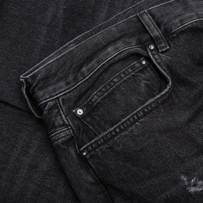 Released Hem Straight Jean Vintage Black