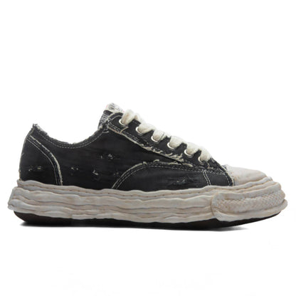 Peterson 23 Low OG Sole Ripped Over Dyed Canvas Black