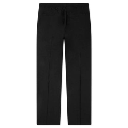 Slim Fit Formal Wool and Mohair Pants Black