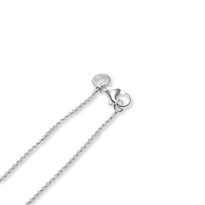 Cushion Pendant Onyx 925 Sterling Silver