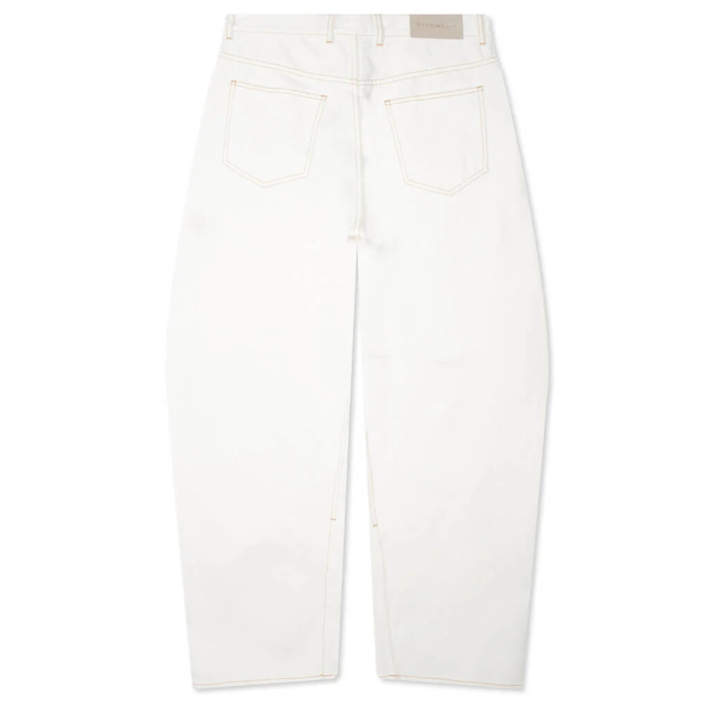 Couture Seam Trousers White