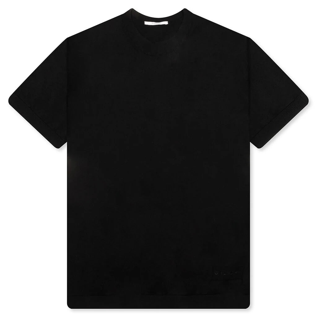 Knit T Shirt Black