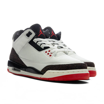 Air Jordan 3 Retro OG Worlds Best Dad GS Sail Black University Red Pale Ivory
