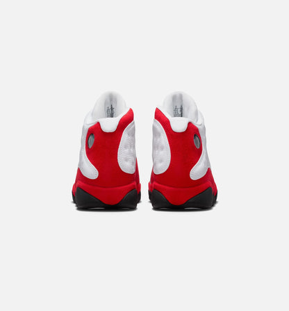 Air Jordan 13 Retro White And University Red Mens Lifestyle Shoe White Black True Red