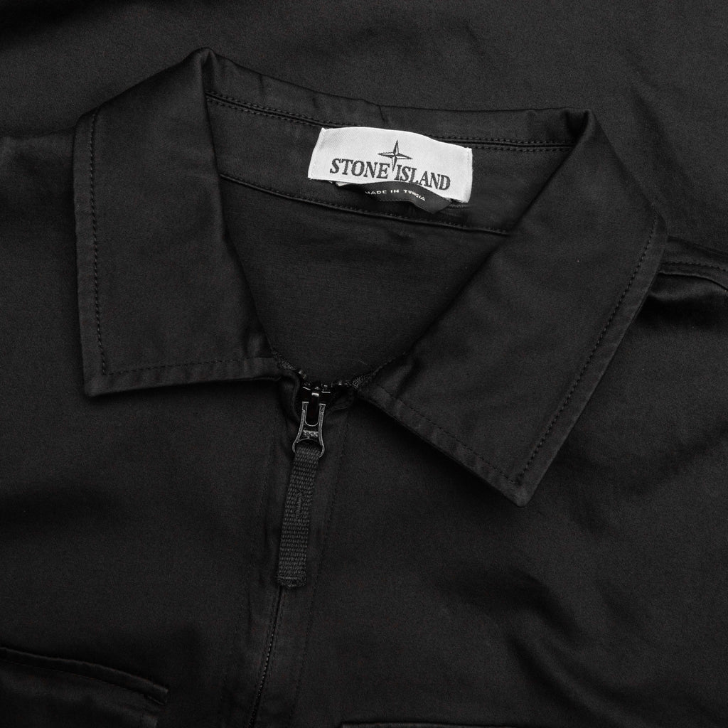 Regular Fit Overshirt Black