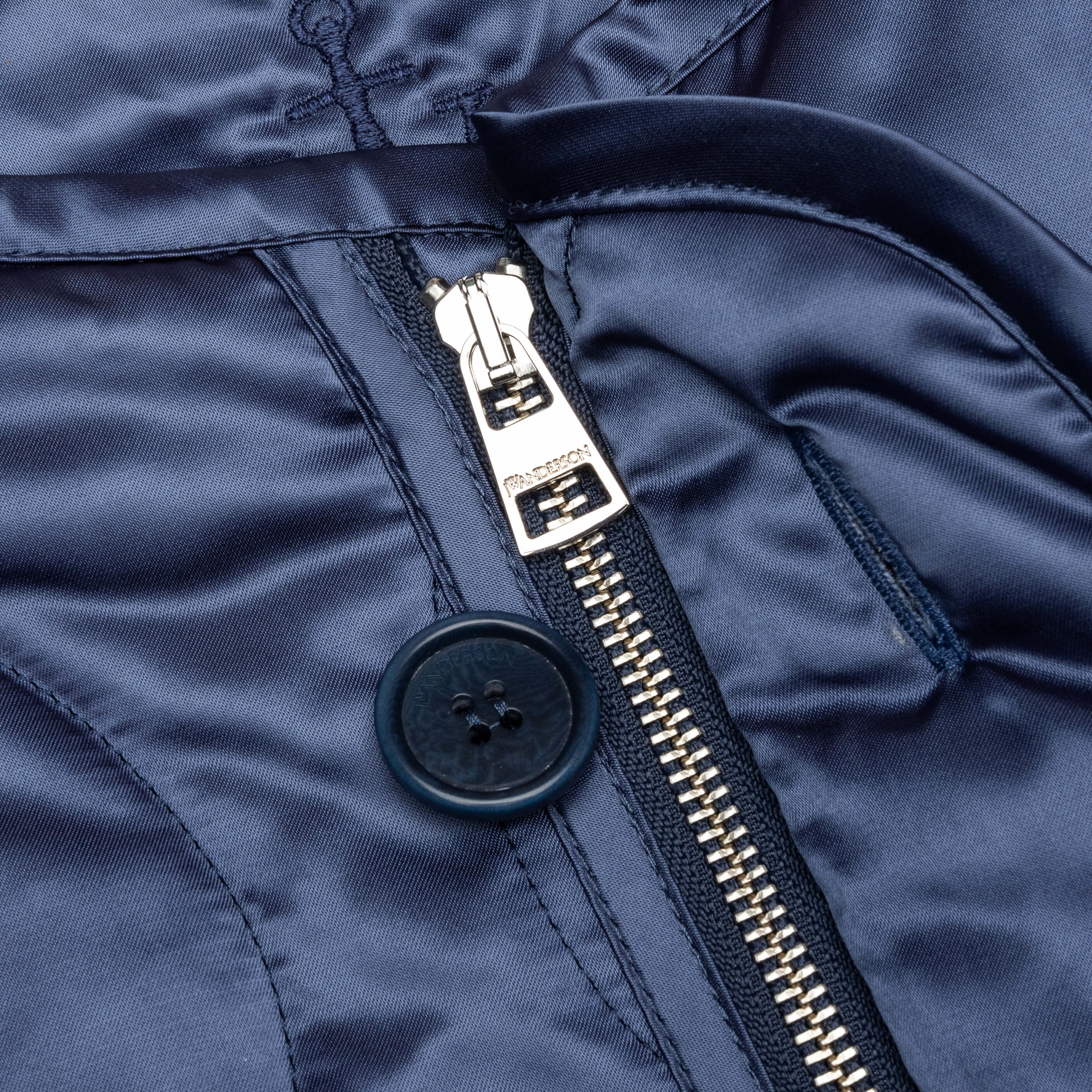 Oversized Quilted Jacket Indigo