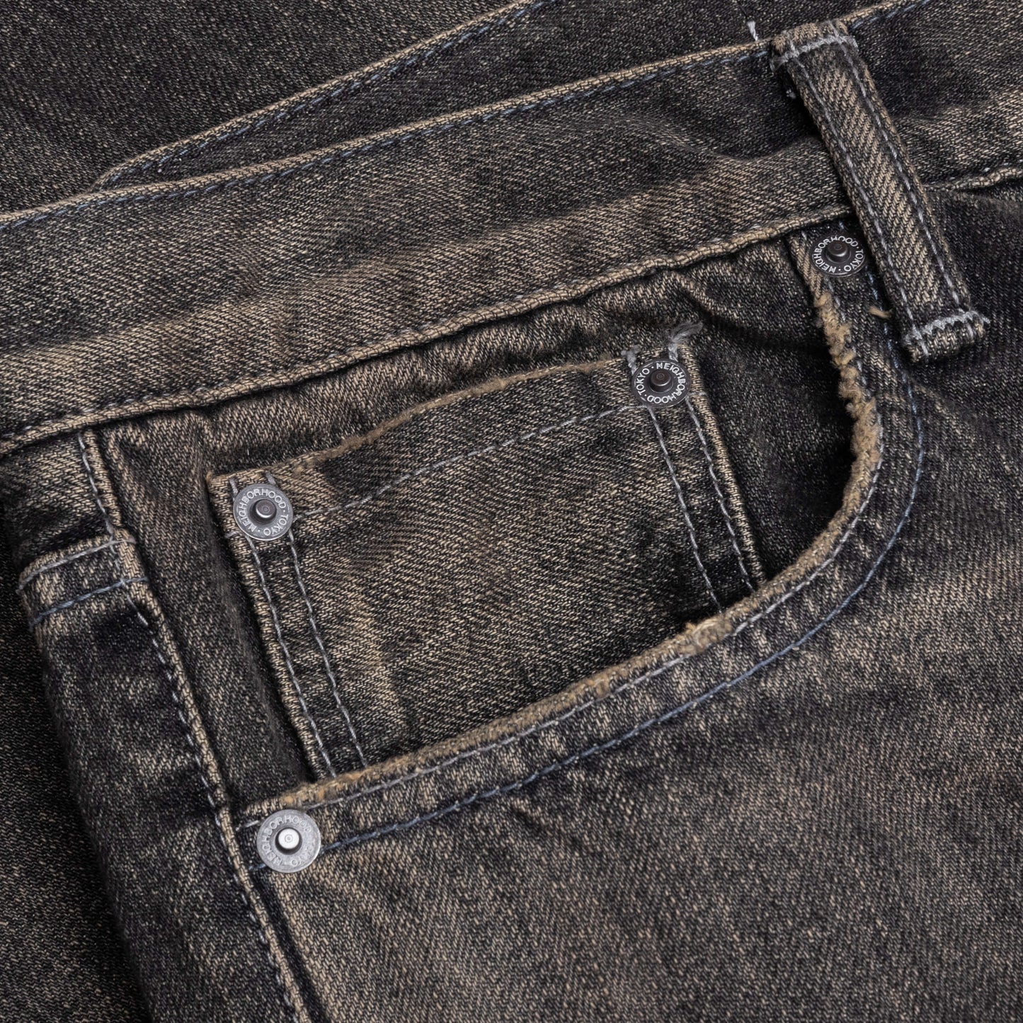 Savage Denim DP Basic Pants Black