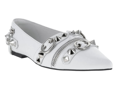 Zapatos Planos Jeffrey Campbell Blanco para Mujer