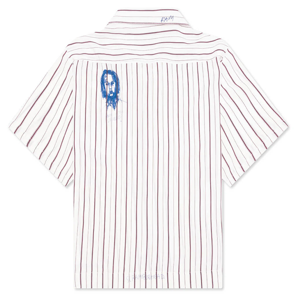 Praying Silk Mechanic Shirt Cream