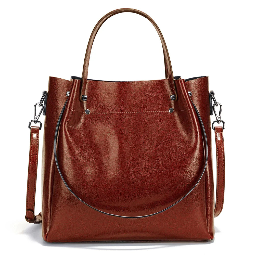 Bolsa Tote de Couro La Spezia