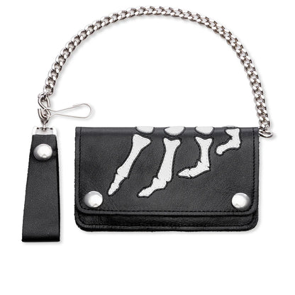 Vanson Bones Chain Wallet Black