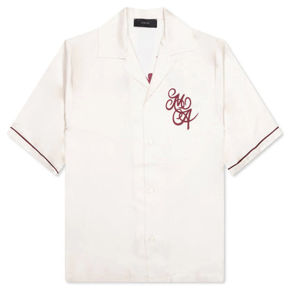 MA Swirl Bowling Shirt Alabaster