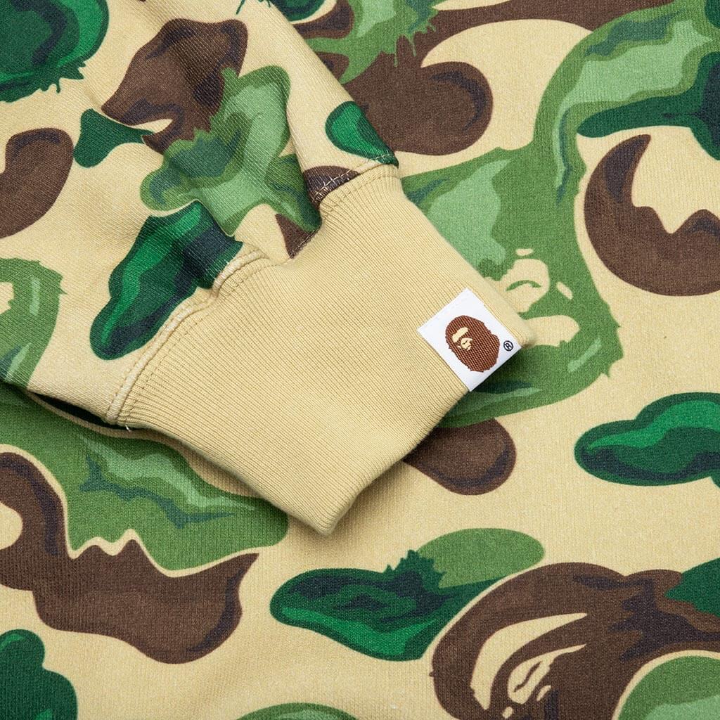 Bape Art Camo Shark Hoodie Green