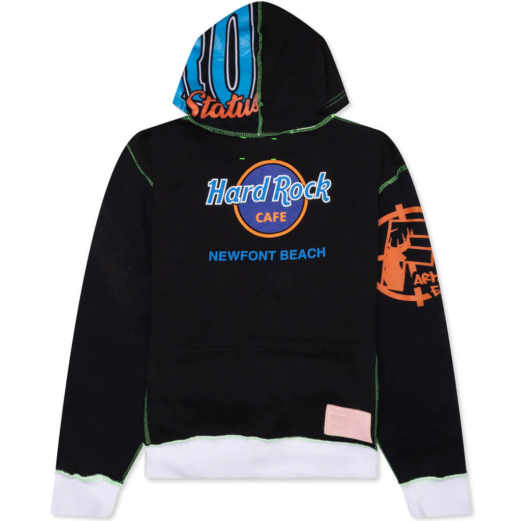 Halifax Reconstructed Full Zip Hoodie Black