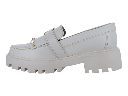 Zapatos Mocasines MeliAna Color Latte para Mujer