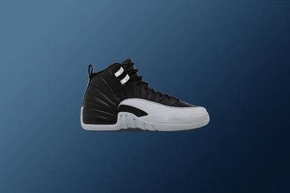 Air Jordan 12 Retro GS Barons Black Wolf Grey White