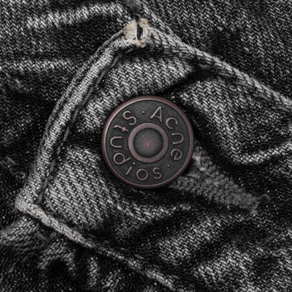 2006M Gothik Loose Fit Jeans Washed Black