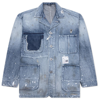 Aged Chore Jacket Indigo