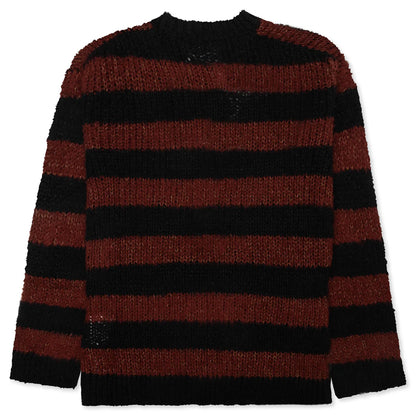 Striped Sweater Black Brown