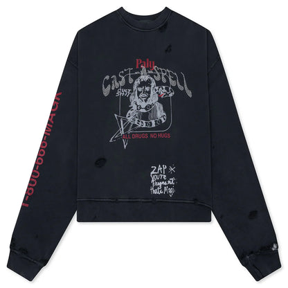 Cast A Spell Crewneck Black