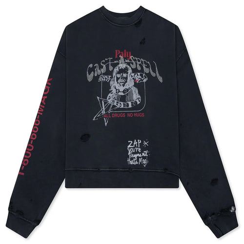 Cast A Spell Crewneck Black