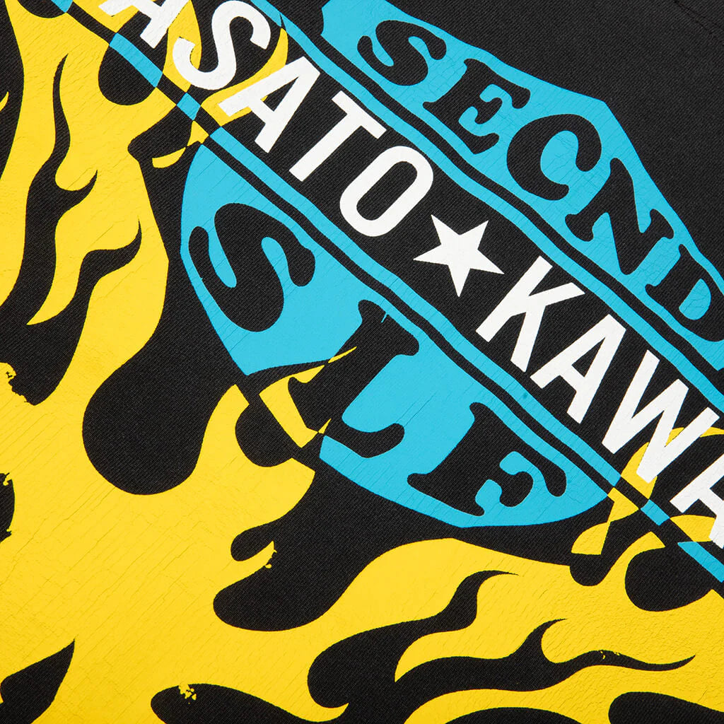 SeCND SLF x Masata Kawajo Firestorm Vintage L S Black Blue