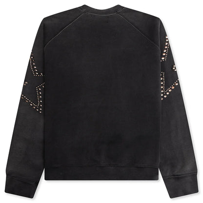 Star Studded Crewneck Black