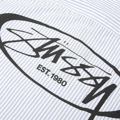 Standard L S Shirt Logo Blue Stripe