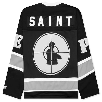 Saint Michael x Public Enemy Saint Enemy Game Shirt Black