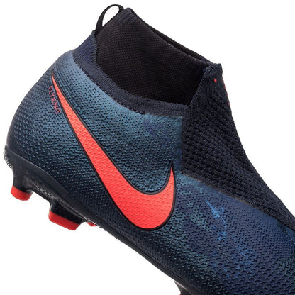 Nike Phantom Vison Elite DF MG Multi Ground Youth Soccer Cleats Obsidian Black