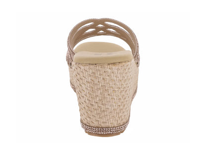 Sandalias Luna Rosa Oro Rosado para Mujer