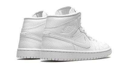 AIR JORDAN 1 MID WMNS White Snakeskin
