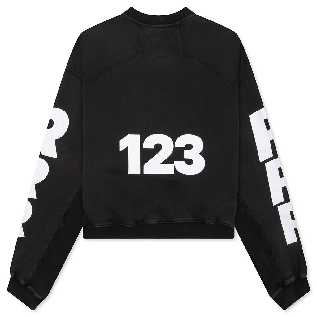 USO 123 CVA Crewneck Mechanic Black