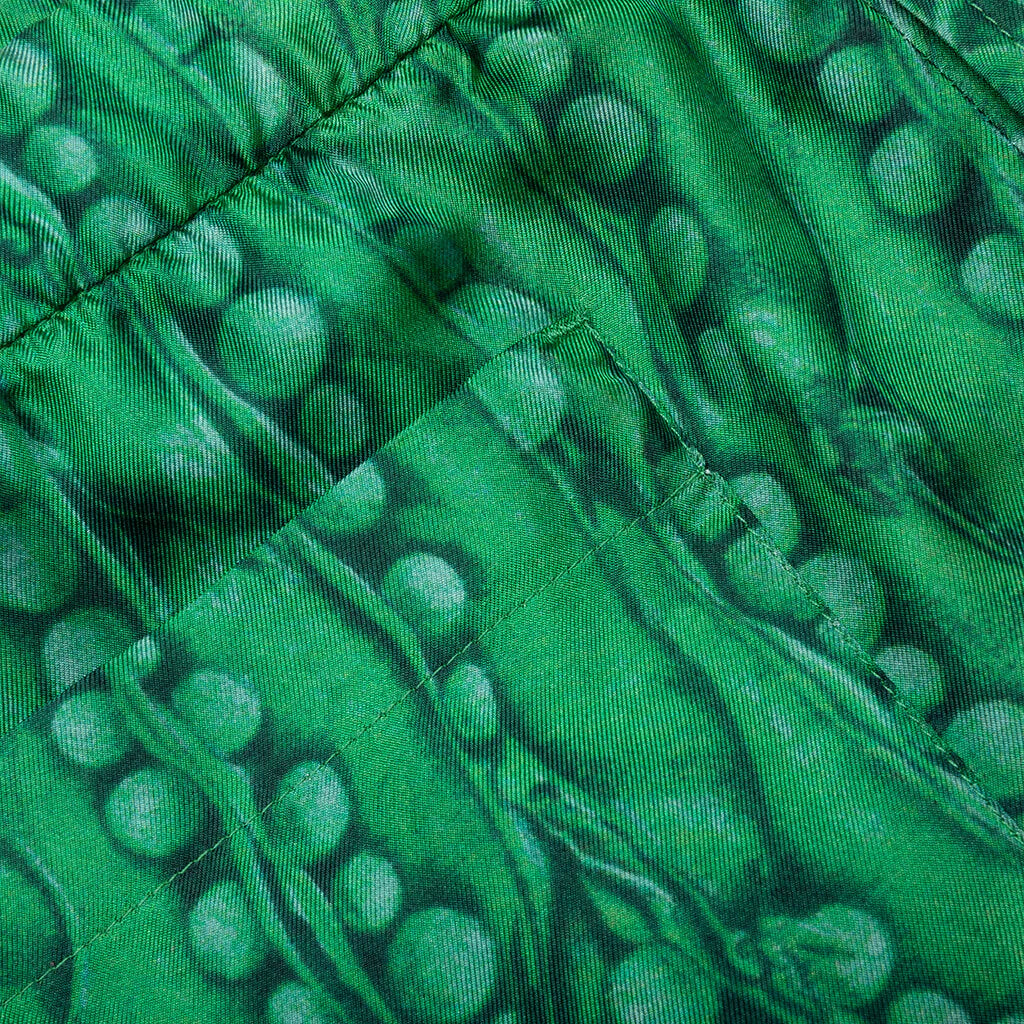 Formal Elasticated Shorts Green